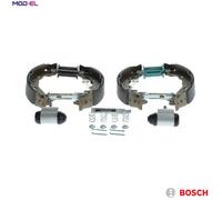 Bosch KS680 Kit Super Pro - Rear drum brake kit - 1 pre-assembled set, 2 wheel brake cylinders, 4 brake shoes