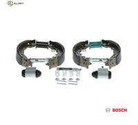 Bosch KS680 Kit Super Pro - Rear drum brake kit - 1 pre-assembled set, 2 wheel brake cylinders, 4 brake shoes