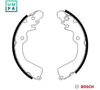 BRAKE SHOE SET 0 986 487 451 FOR MITSUBISHI SPACE/STAR/MPV CARISMA ETERNA/IV