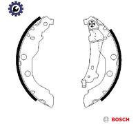 Brake shoes 0 986 487 549 BOSCH for PEUGEOT 406 406 Estate