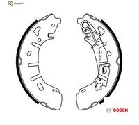 Bosch Brake Shoe Set Axle Kit fits Fiat Opel Vauxhall