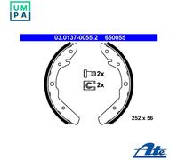 ATE 03.0137-0055.2 Brake Shoe Set