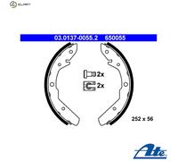 ATE 03.0137-0055.2 Brake Shoe Set