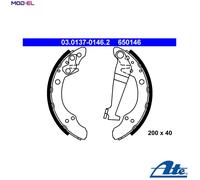 ATE 03.0137-0146.2 Brake Shoe Set