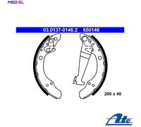 ATE 03.0137-0146.2 Brake Shoe Set