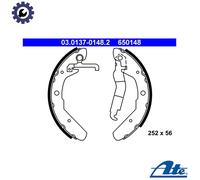 Brake shoes 03.0137-0148.2 ATE for VW TRANSPORTER / CARAVELLE T3 Bus