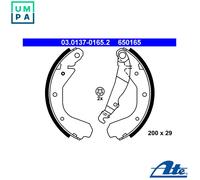 ATE 03.0137-0165.2 Brake Shoe Set for OPEL,VAUXHALL