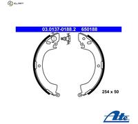 ATE 03.0137-0188.2 Brake Shoe Set