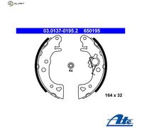 BRAKE SHOE SET 03.0137-0195.2 FOR PEUGEOT 106/Van/I/Hatchback/II CITROEN 1.1L AX