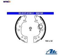 Brake shoes 03.0137-0195.2 ATE for CITROËN PEUGEOT