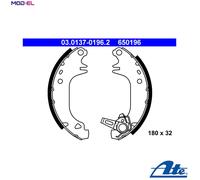 ATE 03.0137-0196.2 Brake Shoe Set