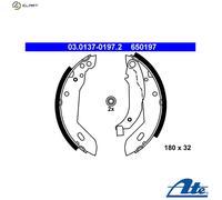 ATE 03.0137-0197.2 Brake Shoe Set