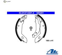 ATE 03.0137-0201.2 Brake Shoe Set