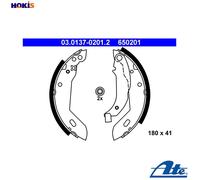 BRAKE SHOE SET 03.0137-0201.2 FOR RENAULT 11 ENCORE 19/II/Mk/Chamade/ 1.8L 4cyl