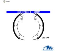 BRAKE SHOE SET 03.0137-0231.2 FOR LADA VEGA CEVARO VOLUMES SAMARA/Hatchback 1.3L