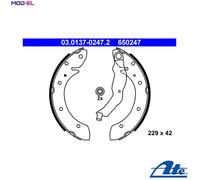 ATE 03.0137-0247.2 Brake Shoe Set