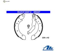 ATE 03.0137-0247.2 Brake Shoe Set