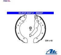 BRAKE SHOE SET 03.0137-0247.2 FOR BMW M41D17 1.7L M43B18 M40B18 1.8L M43B16 1.6L