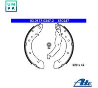 Brake shoes 03.0137-0247.2 ATE for BMW 3 3 Coupe 3 Compact