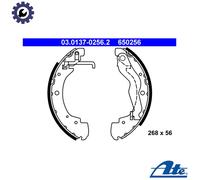 ATE Brake Shoe Set 03.0137-0256.2 - Rear, fits VW Transporter/Caravelle Mk IV