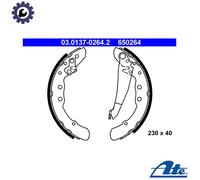 ATE 03.0137-0264.2 Brake Shoe Set Rear for