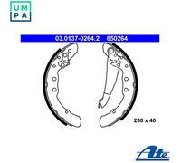 ATE 03.0137-0264.2 Brake Shoe Set Rear for