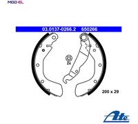 ATE 03.0137-0266.2 Brake Shoe Set