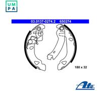 ATE 03.0137-0274.2 Brake Shoe Set