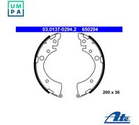 ATE 03.0137-0294.2 Brake Shoe Set Rear for Civic Accord HR-V Logo