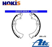 ATE 03.0137-0310.2 Brake Shoe Set