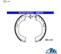 Brake shoes 03.0137-0319.2 ATE for NISSAN PICK UP TERRANO II NAVARA