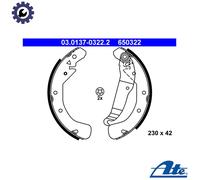 BRAKE SHOE SET 03.0137-0322.2 FOR OPEL 16NZR/LZ2 1.6L 4cyl ASTRA F