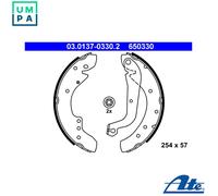 BRAKE SHOE SET 03.0137-0330.2 FOR RENAULT MASTER/I/Bus/Platform/Chassis/Van 2.5L