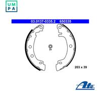 ATE 03.0137-0335.2 Brake Shoe Set