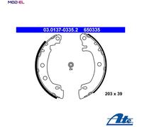 ATE 03.0137-0335.2 Brake Shoe Set
