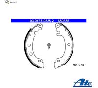 ATE 03.0137-0335.2 Brake Shoe Set