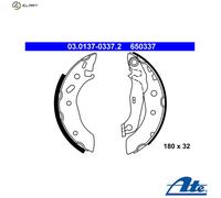 Brake shoes 03.0137-0337.2 ATE for FORD MAZDA