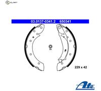 ATE 03.0137-0341.2 Brake Shoe Set