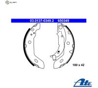 BRAKE SHOE SET 03.0137-0349.2 FOR MERCEDES-BENZ M 166.940 1.4LM 166.960 1.6L