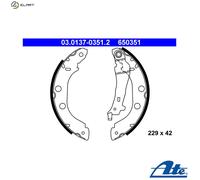 BRAKE SHOE SET 03.0137-0351.2 FOR RENAULT K9K710/702 1.5L 4cyl KANGOO Express