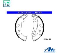 BRAKE SHOE SET 03.0137-0352.2 FOR FIAT 176A8.000 178E2.000/B5.000 1.2L 4cyl