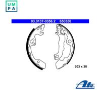 Brake shoes 03.0137-0356.2 ATE for FORD FOCUS I FOCUS I Saloon FOCUS I Turnier