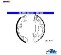 Brake shoes 03.0137-0356.2 ATE for FORD FOCUS I FOCUS I Saloon FOCUS I Turnier