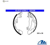 BRAKE SHOE SET 03.0137-0356.2 FOR FORD FOCUS/Van/Turnier/Clipper EYDD 1.8L 4cyl