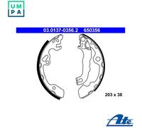 Brake shoes 03.0137-0356.2 ATE for FORD FOCUS I FOCUS I Saloon FOCUS I Turnier
