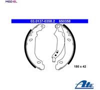 ATE 03.0137-0358.2 Brake Shoe Set