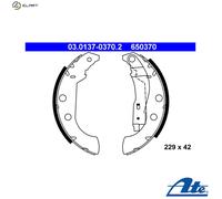 ATE 03.0137-0370.2 Brake Shoe Set