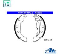 BRAKE SHOE SET 03.0137-0370.2 FOR PEUGEOT 306/Van/Break/Hatchback/Convertible