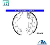 ATE 03.0137-0393.2 Brake Shoe Set