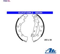 ATE Brake Shoe Set 03.0137-0394.2 – Fits Ford Fiesta 00-08